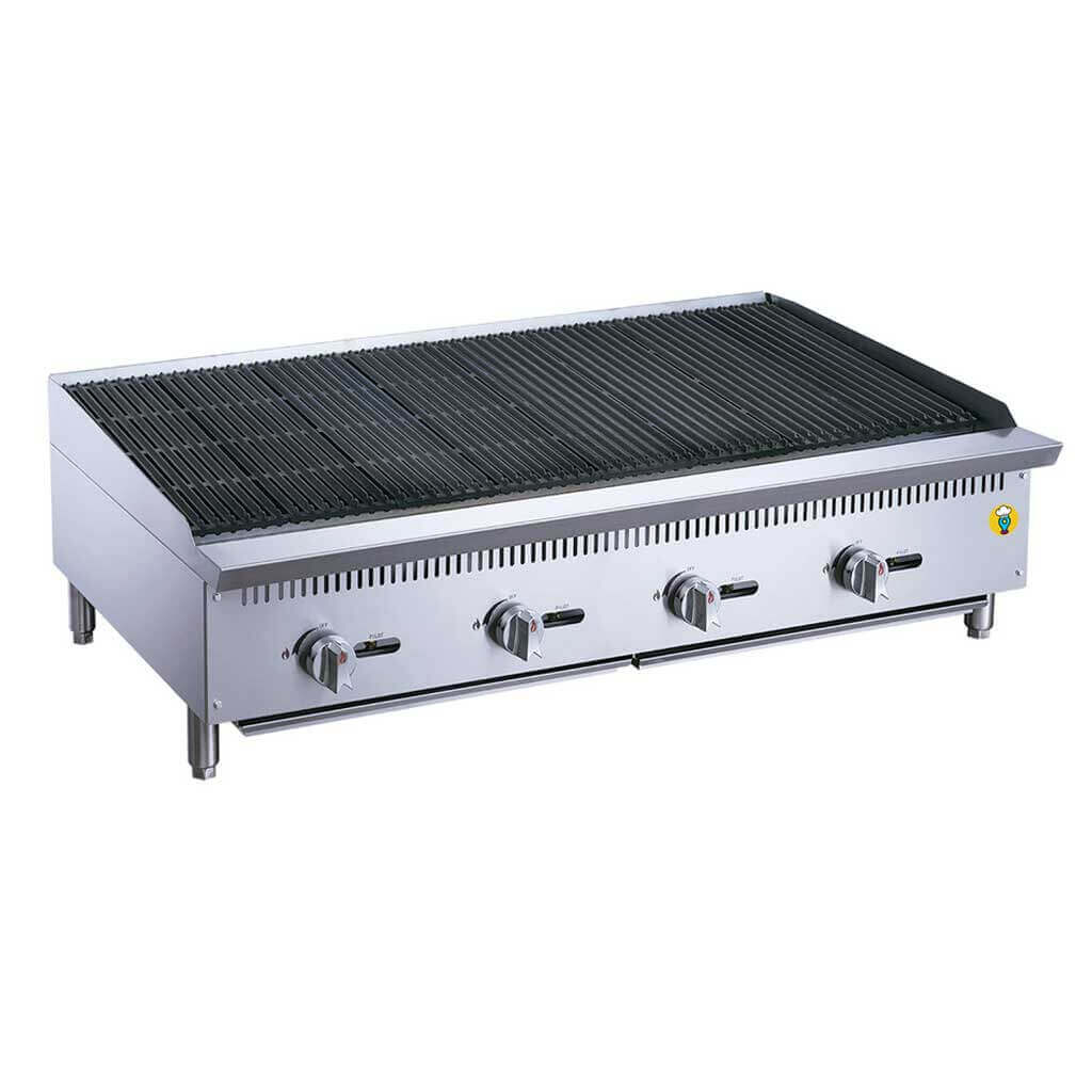 Asador Radiante a Gas 4 Quemadores Migsa RFS-48-MG-Asadores-MIGSA-ElLugarDelChef.com