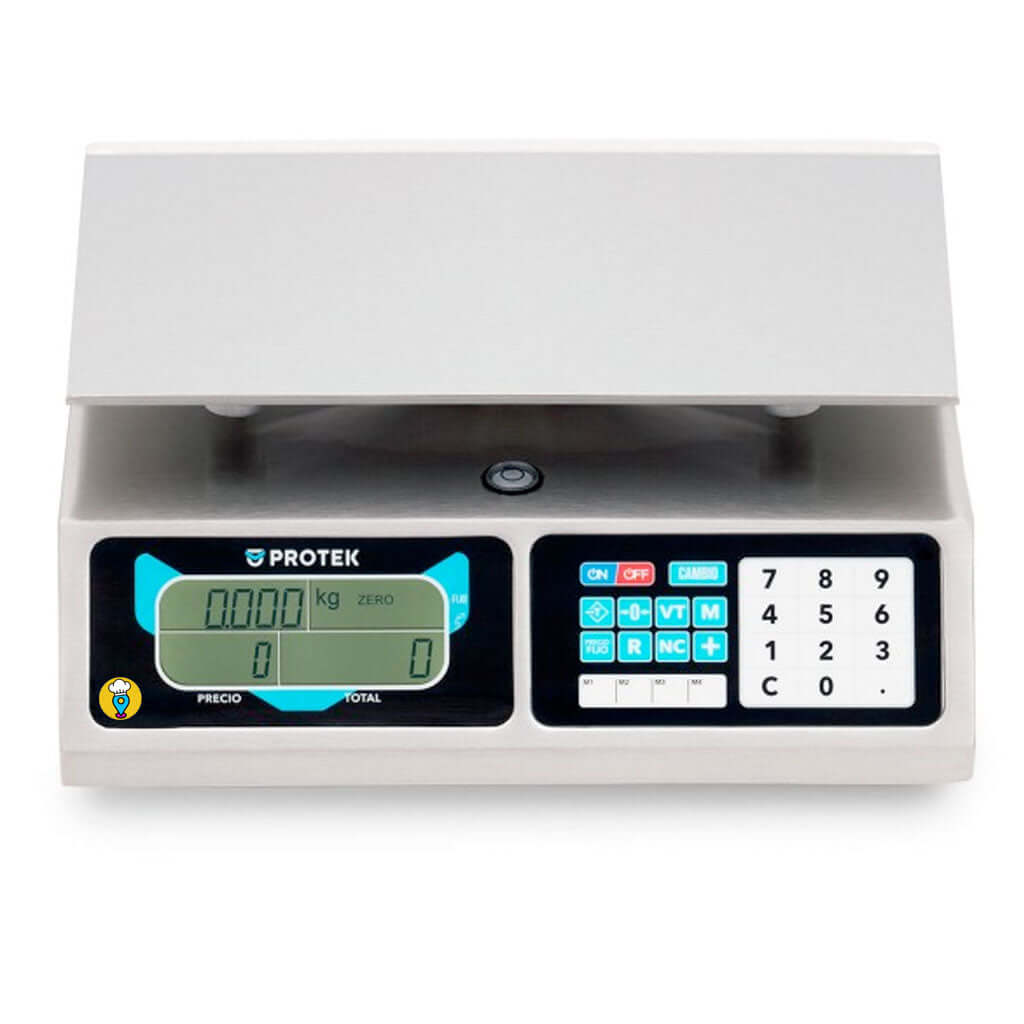 Báscula Comercial 20 kg Protek modelo BPK-20: Precisión y Eficiencia para tu Negocio Gastronómico-Básculas Comerciales-PROTEK-ElLugarDelChef.com