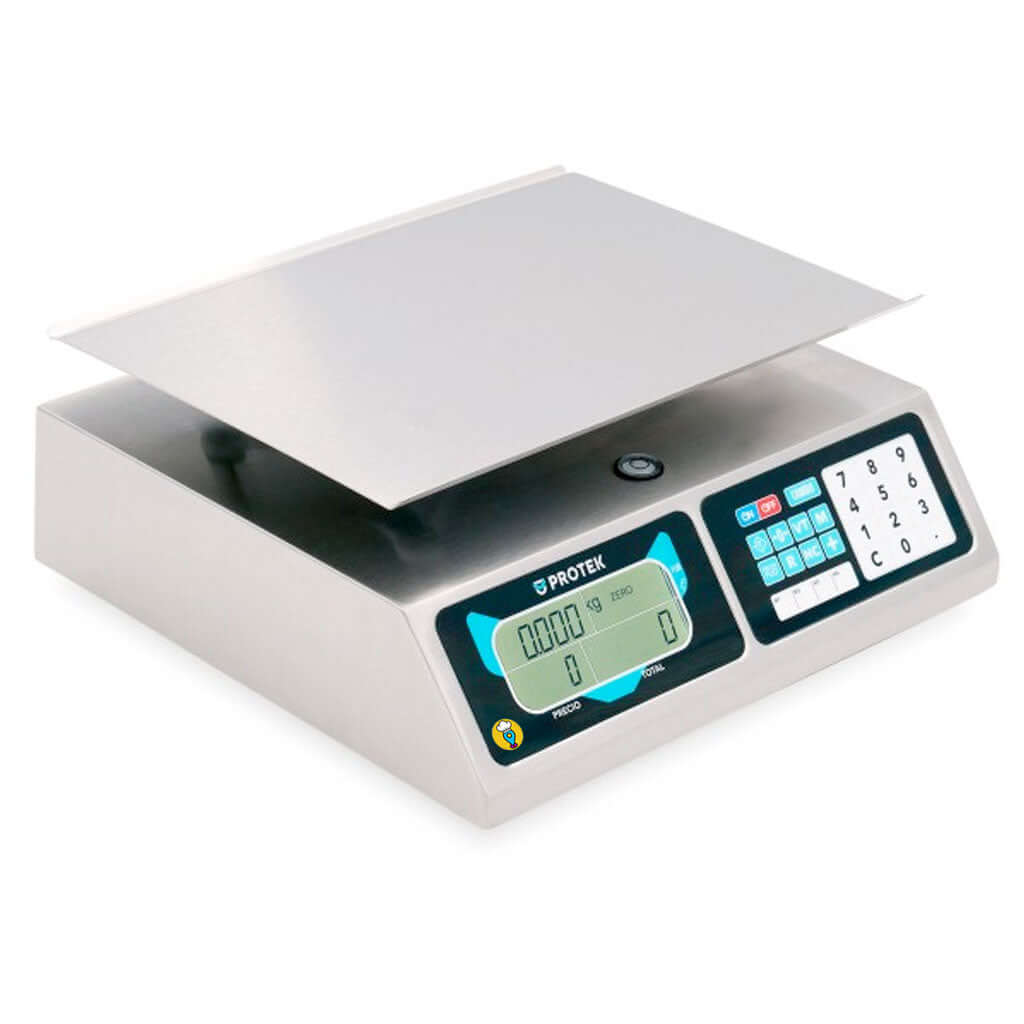 Báscula Comercial 20 kg Protek modelo BPK-20: Precisión y Eficiencia para tu Negocio Gastronómico-Básculas Comerciales-PROTEK-ElLugarDelChef.com