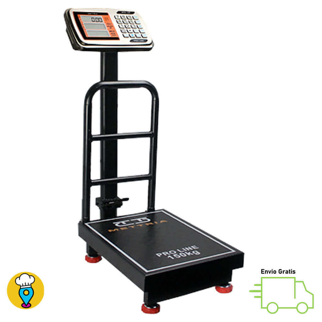 Báscula de Recibo 150Kgs METTRIA - PROMTXI-150-Básculas de Recibo-METTRIA-ElLugarDelChef.com