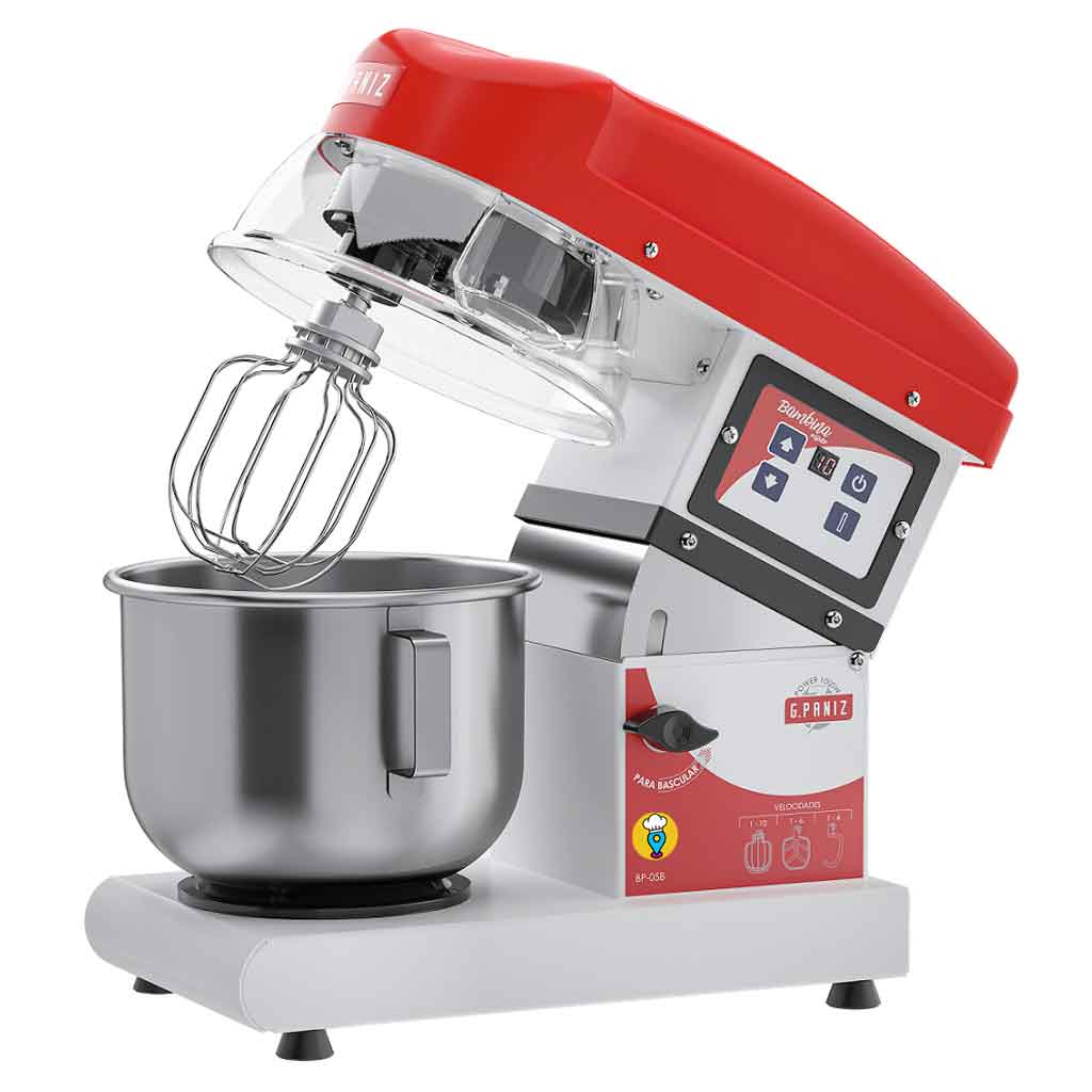 batidora para reposteria gpaniz bambina bp05b tapa abierta