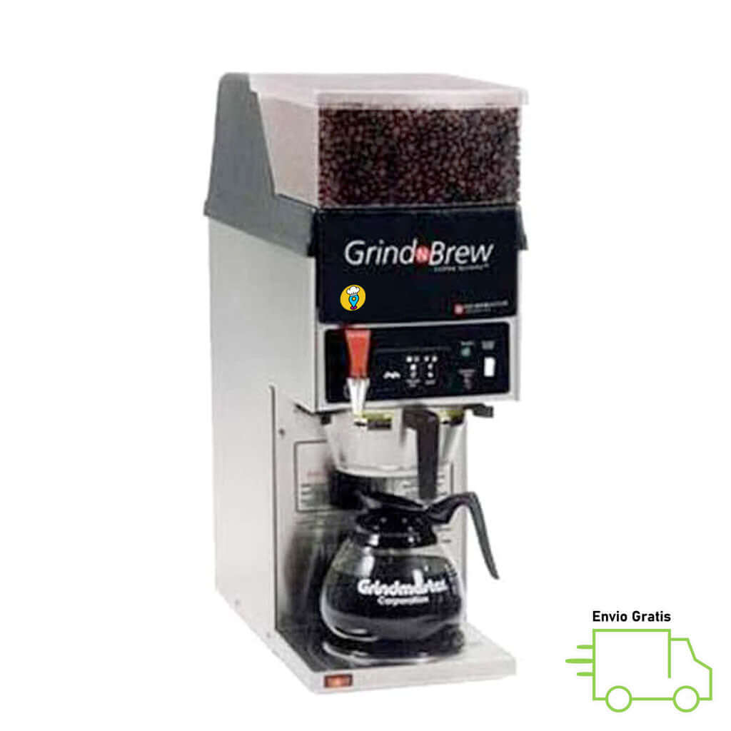 ✓ Cafetera Percoladora con Molino Grindmaster - GNB-11H