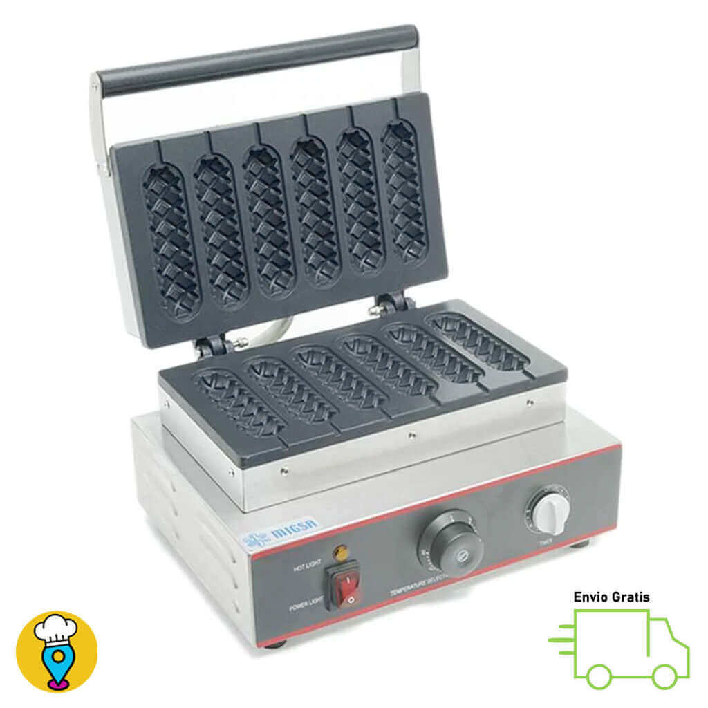 Cocedor Corn Dog de 6 piezas MIGSA - UWBF-6-Zona Snack-MIGSA-ElLugarDelChef.com