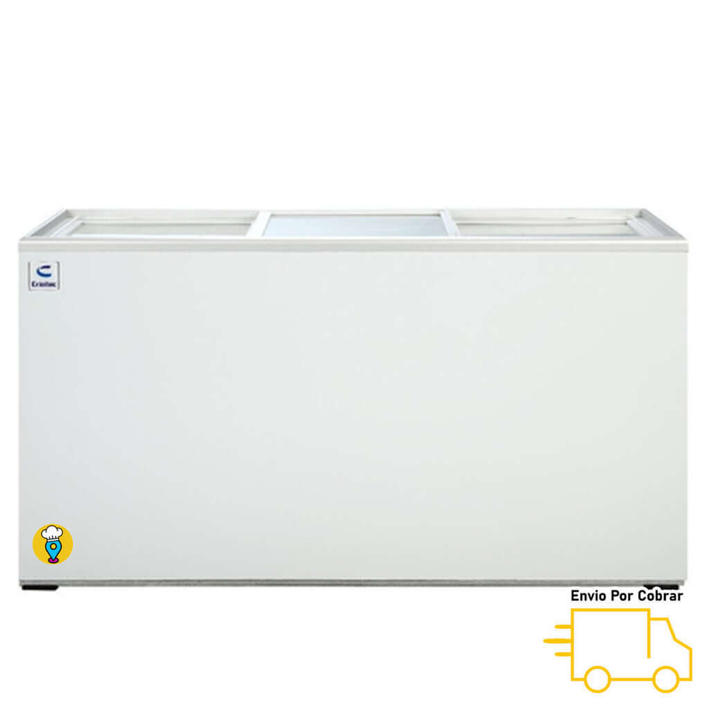 Congelador Puerta de Cristal Plano CRIOTEC - CCH-15-Congeladores Horizontales Tapa de Vidrio Plano-CRIOTEC-ElLugarDelChef.com
