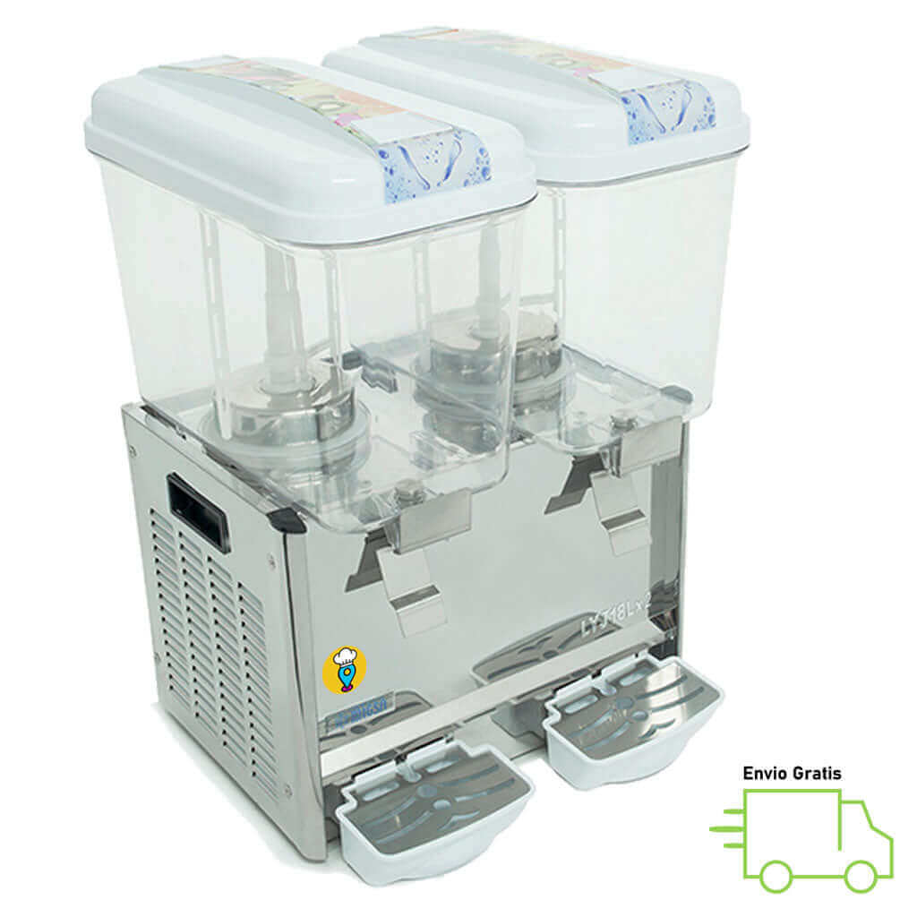 Despachador Aguas Frescas 2 Tazones 18 Lts c/u MIGSA - LYP-2X18-Despachadores de Bebidas-MIGSA-ElLugarDelChef.com