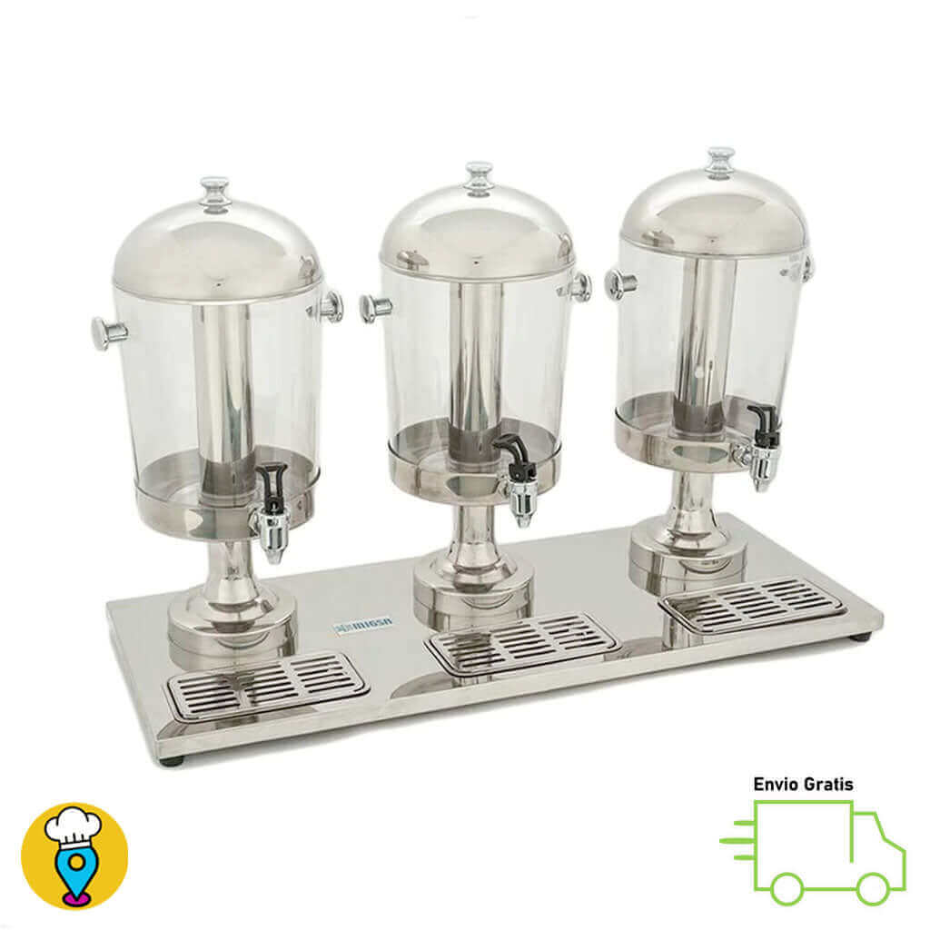 Despachador de Jugos 3 Tanques MIGSA - ZCF303B-Despachadores de Jugos-MIGSA-ElLugarDelChef.com
