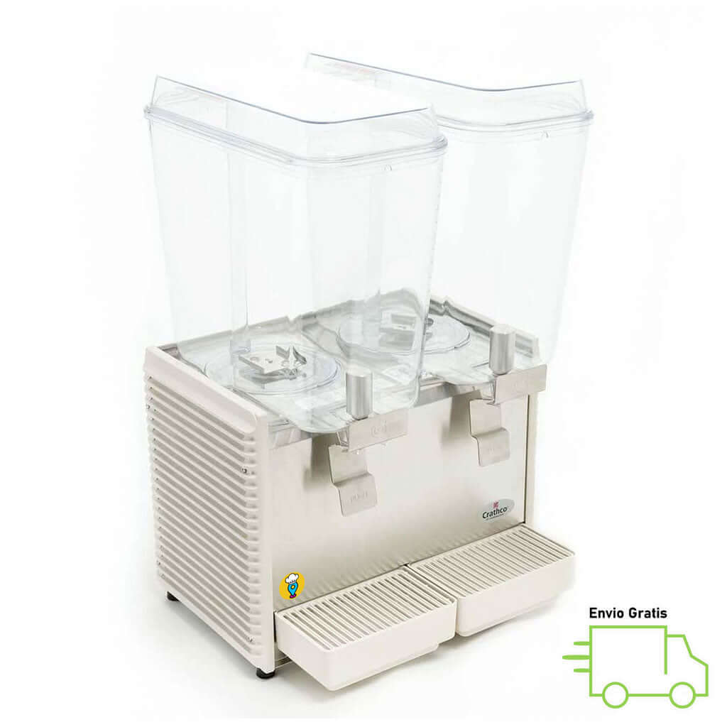 Dispensador de Bebidas 2 Tazones CRATHCO D25-4-Despachadores de Bebidas-CRATHCO-ElLugarDelChef.com