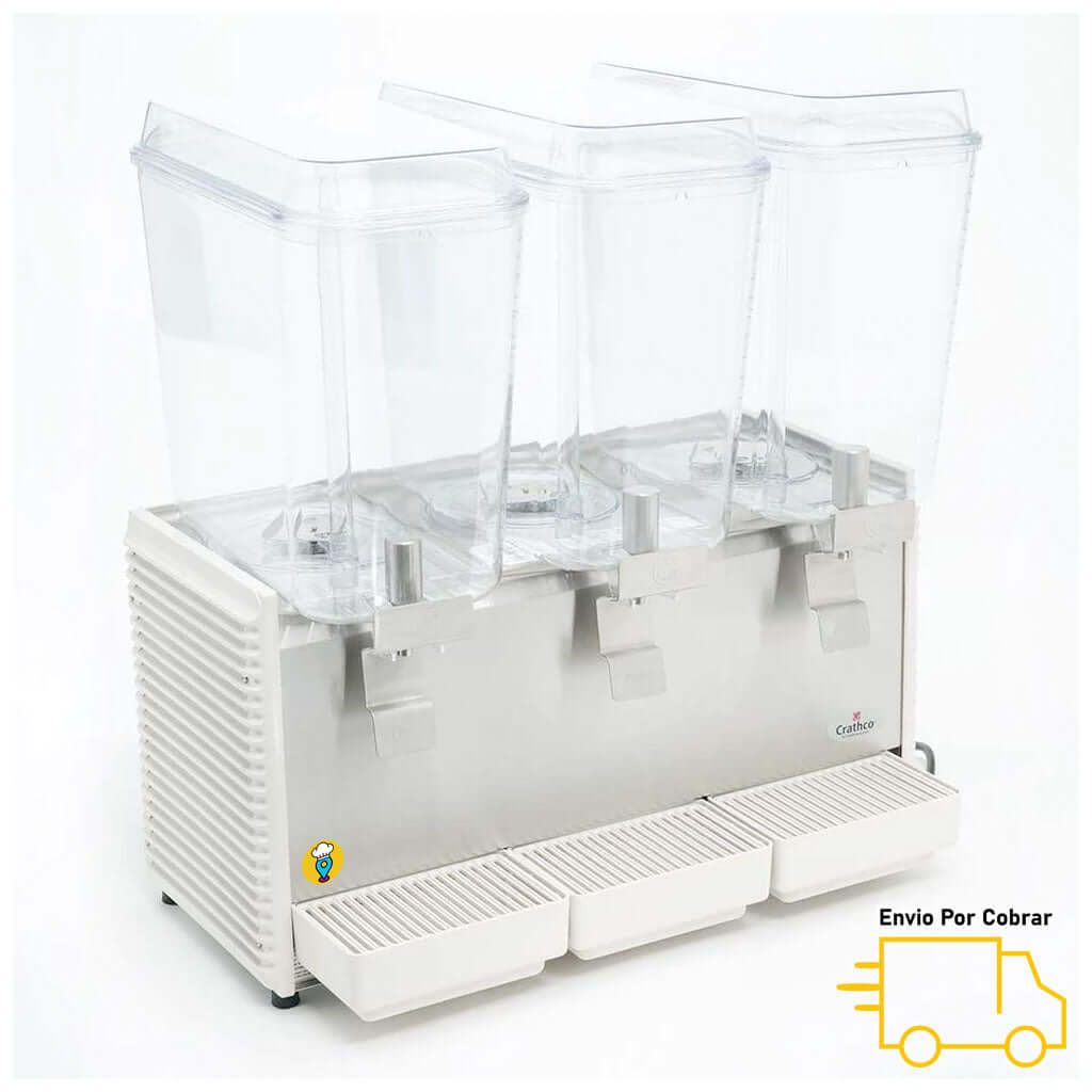 Dispensador de Bebidas 3 Tazones CRATHCO D35-4-Despachadores de Bebidas-CRATHCO-ElLugarDelChef.com