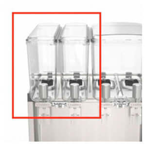 Dispensador de Bebidas FrĂas Simplicity CRATHCO CS2D16-Despachadores de Bebidas-CRATHCO-ElLugarDelChef.com