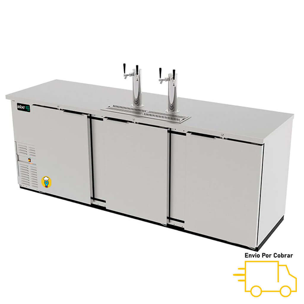 Dispensador de Cerveza de Barril en Acero inoxidable ASBER - ADDC-94S HC-Dispensadores de Cerveza-ASBER-ElLugarDelChef.com