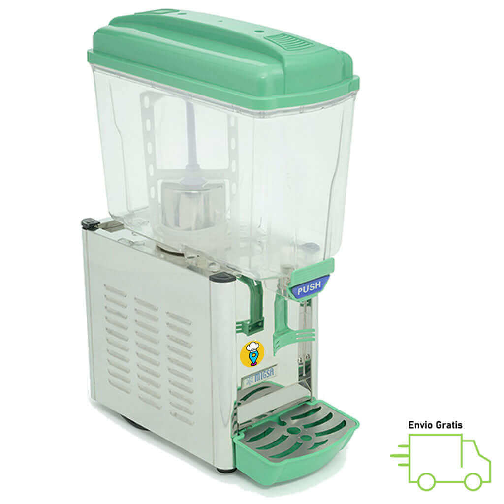 Enfriador de Aguas Frescas 1 Tazón 15 Lts MIGSA - LYJ-115-Despachadores de Bebidas-MIGSA-ElLugarDelChef.com