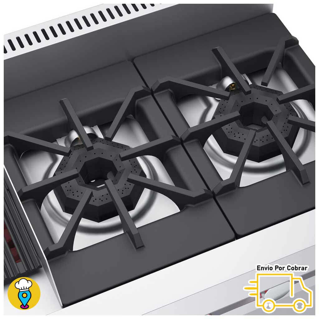Estufa 2 Parrillas, Plancha, Horno, Gratinador, Asador y Freidora CORIAT - MULTIPLE PETIT-Estufas MĂșltiples-CORIAT-ElLugarDelChef.com