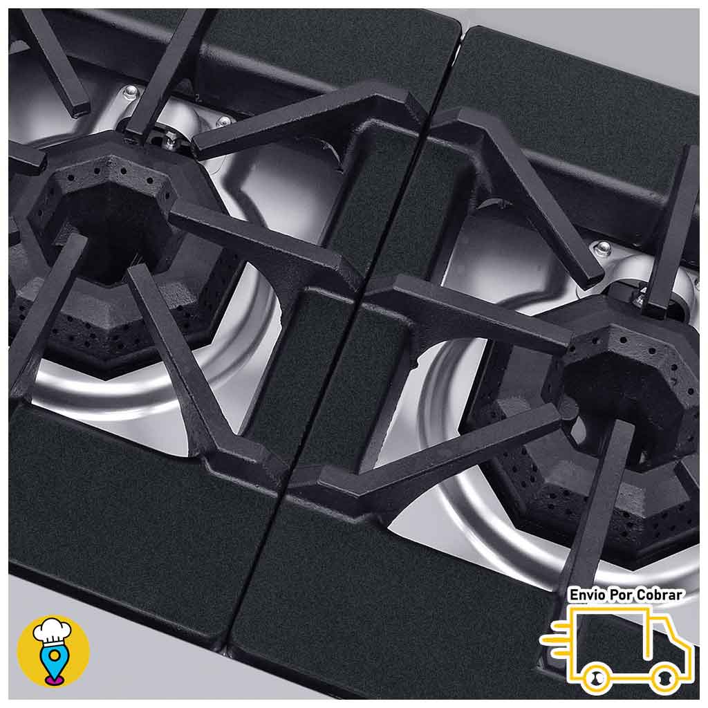 Estufa 2 Parrillas, Plancha, Horno, Gratinador, Asador y Freidora CORIAT - MULTIPLE PETIT TURBO-Estufas MĂșltiples-CORIAT-ElLugarDelChef.com