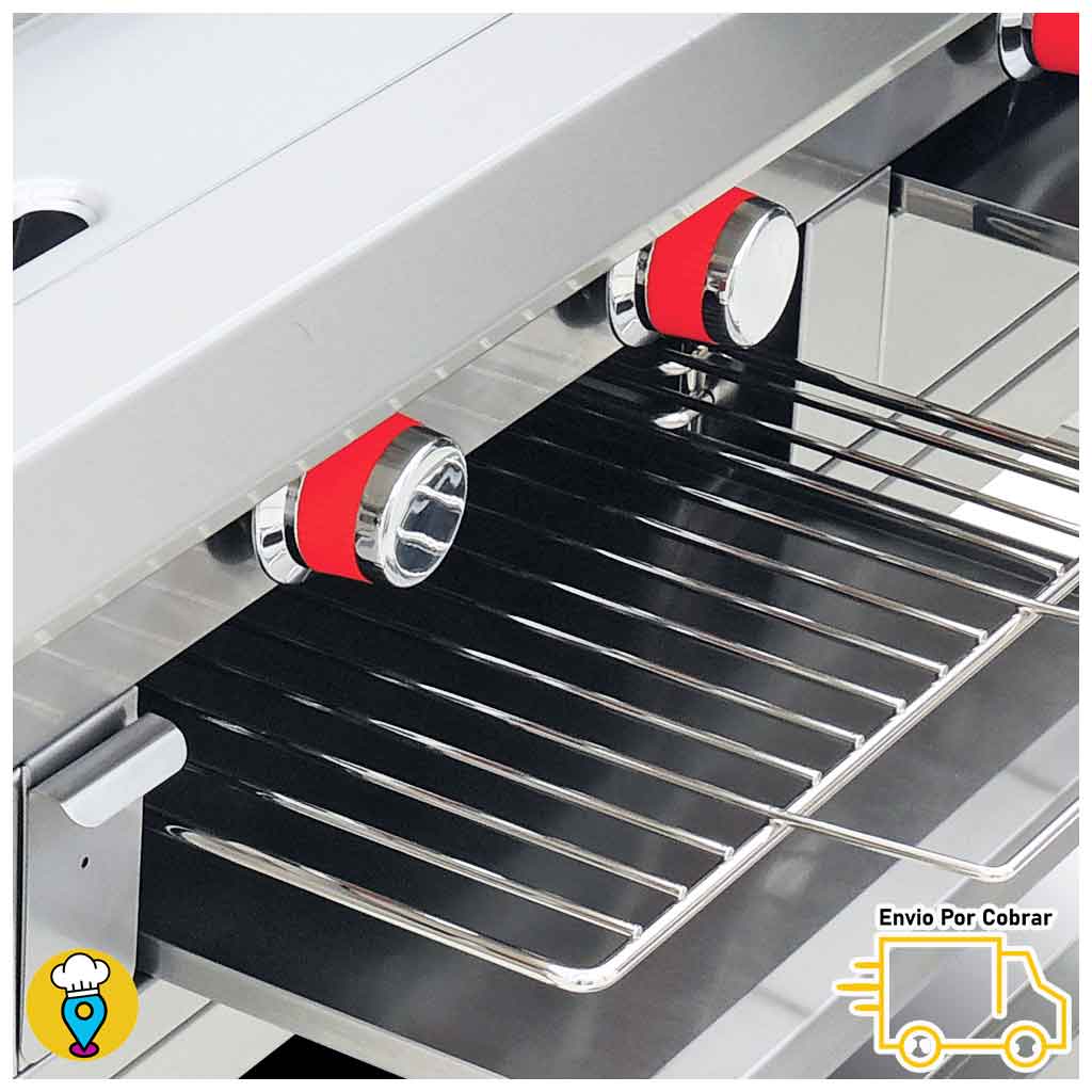 Estufa 4 Parrillas, Asador, Plancha, Gratinador y Freidora CORIAT - MULTIPLE MASTER DE MESA-Estufas Múltiples de Mesa-CORIAT-ElLugarDelChef.com