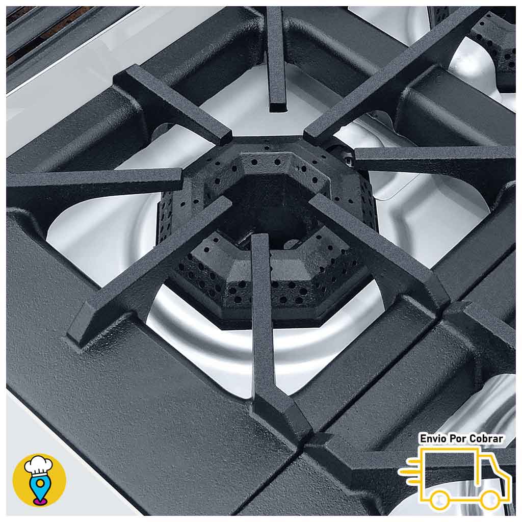 Freidora de 3 litros en estufas Coriat Multiple Master de piso para cocina industrial
