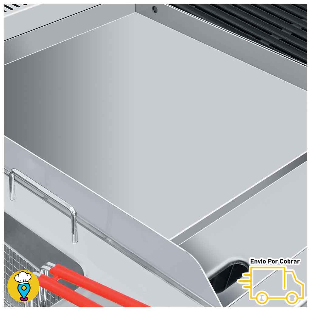 4 quemadores de hierro fundido en estufa industrial Coriat Multiple Master para cocina industrial