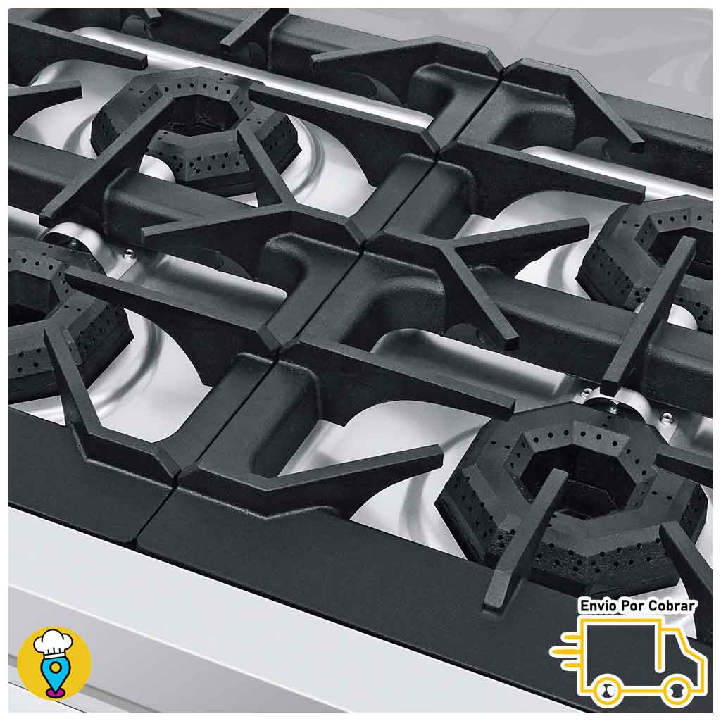 Estufa 4 Parrillas y Gabinete Abierto CORIAT - EC-4-GA HD-Estufas con Horno-CORIAT-ElLugarDelChef.com