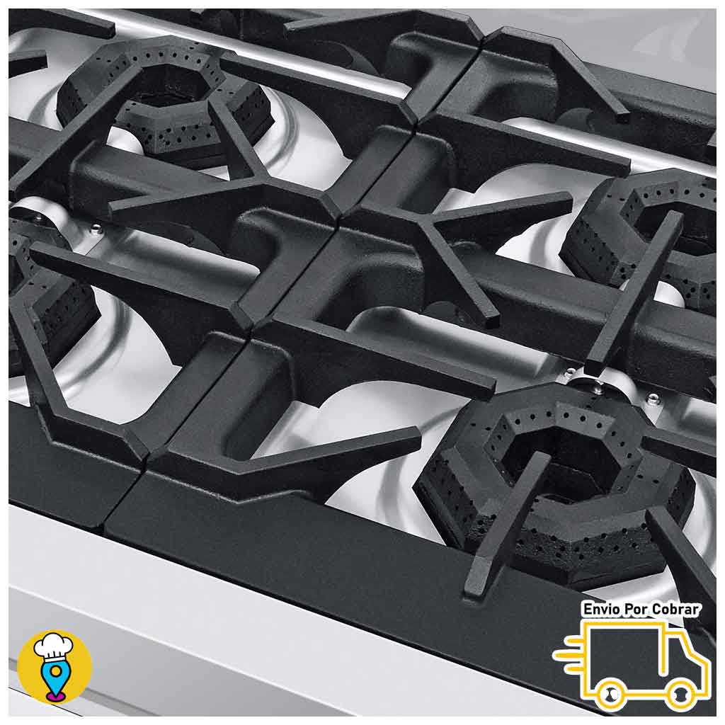 Estufa 4 Parrillas y Horno CORIAT - EC-4-HG HD-Estufas con Horno-CORIAT-ElLugarDelChef.com