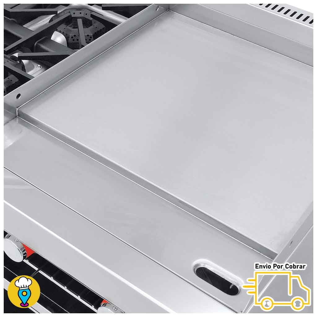 Estufa 6 Parrillas, Plancha, Gratinador y Horno CORIAT - EC-6-H-GRILL MASTER-Estufas Múltiples-CORIAT-ElLugarDelChef.com