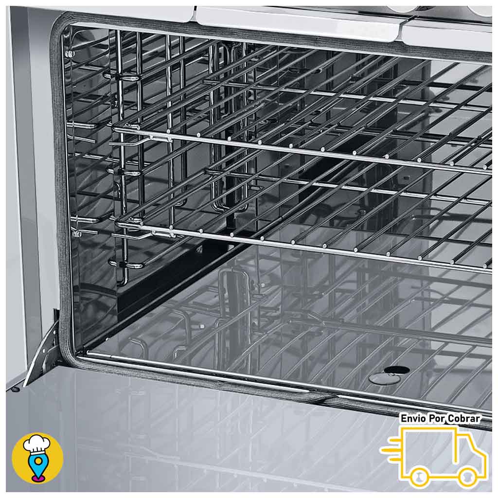 Horno grande de estufa para cocina industrial Coriat EC-6-HG con termostato 100 a 300 C