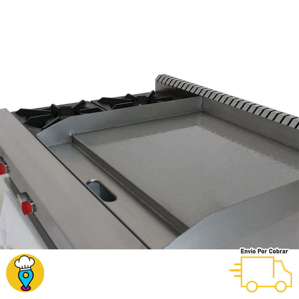 Estufa de Mesa Múltiple 2 Parrillas y Plancha DRAGO - CG-20PD-Estufas Múltiples de Mesa-DRAGO-ElLugarDelChef.com