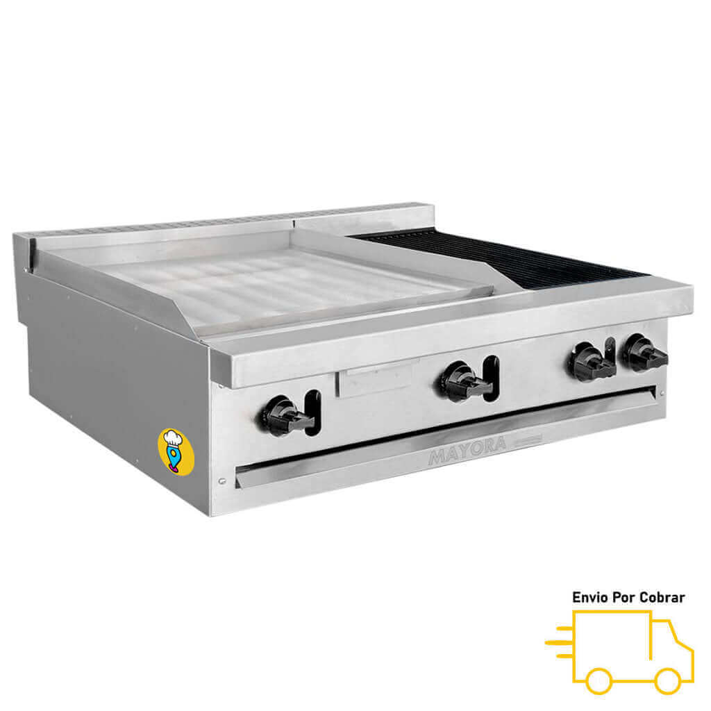 Estufa de Mútlipe de Mesa MAYORA -EM3/2P+1A-Estufas Múltiples de Mesa-INTERNATIONAL-ElLugarDelChef.com