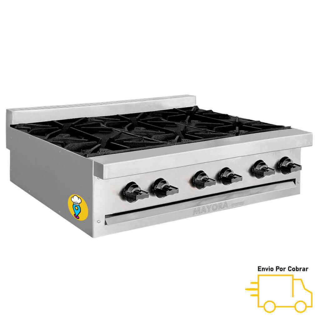 Estufa de Mútlipe de Mesa MAYORA - EM3/3Q-Estufas Múltiples de Mesa-INTERNATIONAL-ElLugarDelChef.com