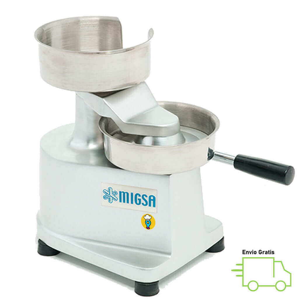 Formadora de Carne para Hamburguesas Manual 100mm MIGSA - HF-100-Formadoras de Hamburguesas-MIGSA-ElLugarDelChef.com