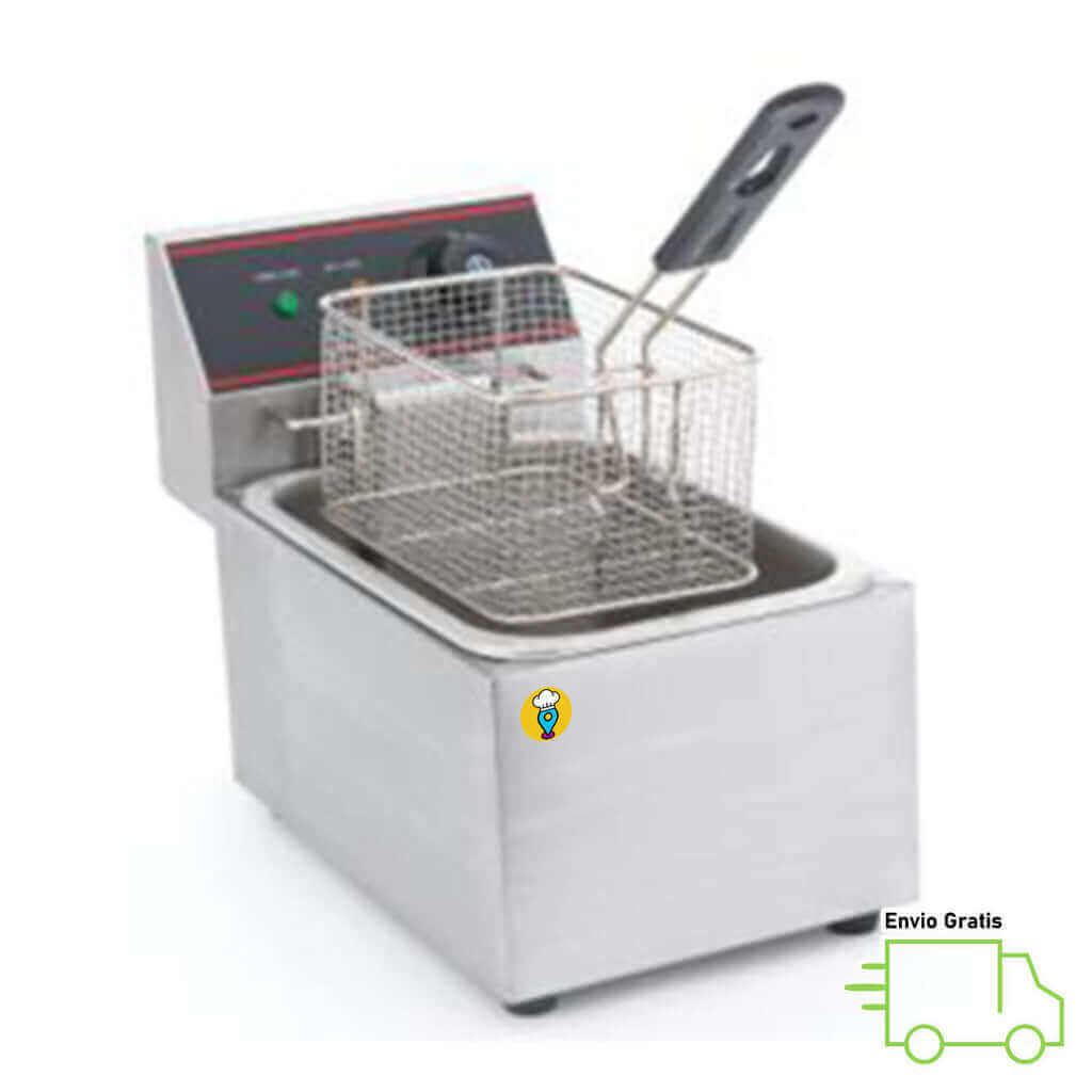 Freidora Eléctrica 6Lts MIGSA - CKEF1LTS6-Freidoras Eléctricas-MIGSA-ElLugarDelChef.com