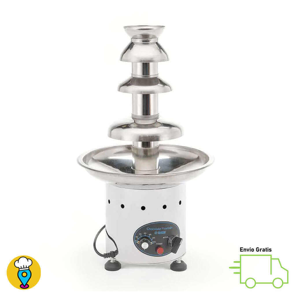 Fuente de Chocolate Prefesional de 3 Cascadas MIGSA - CF-21A-Fuentes de Chocolate-MIGSA-ElLugarDelChef.com