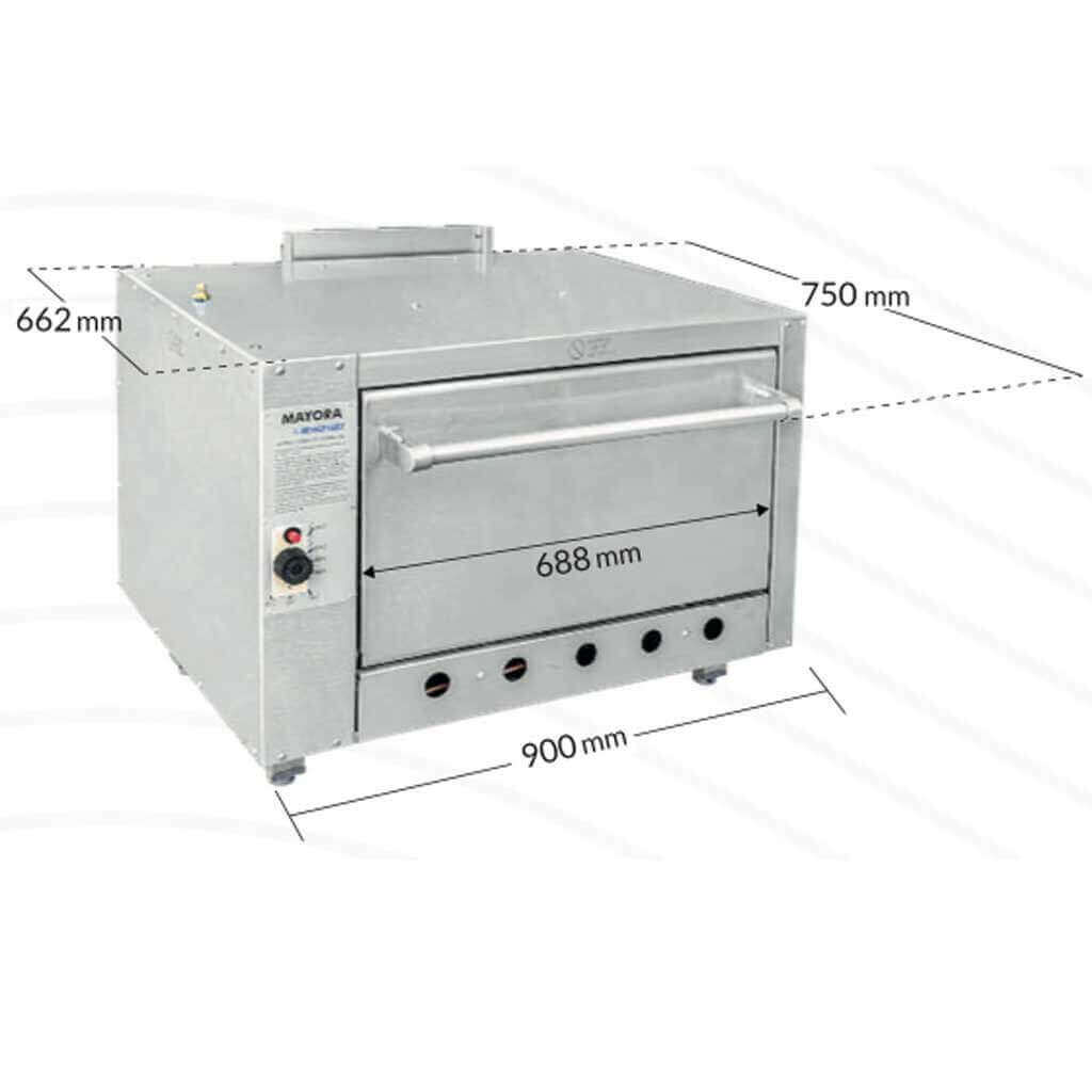 Horno a Gas MAYORA - HM1-Hornos a Gas-INTERNATIONAL-ElLugarDelChef.com