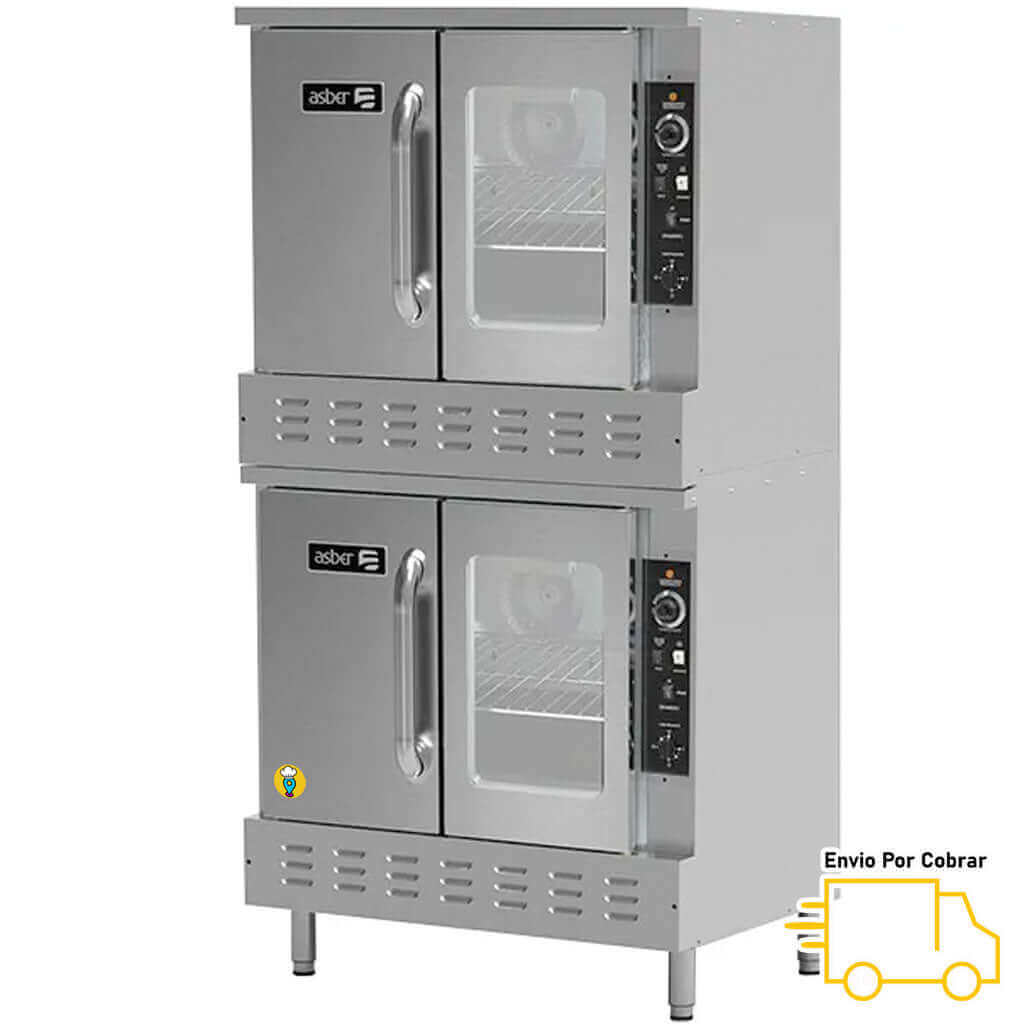 Horno de Convección Duplex ASBER - AECO-2-Hornos de Convección-ASBER-ElLugarDelChef.com