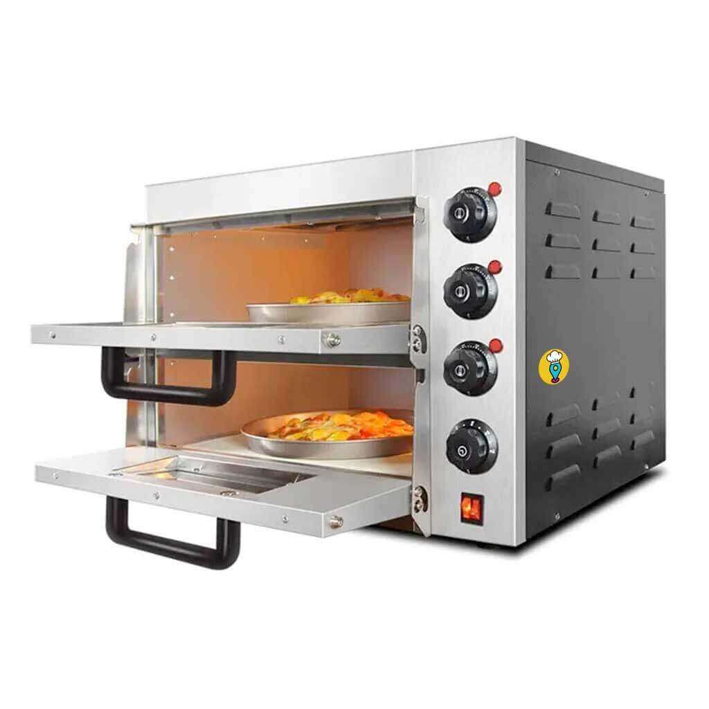 Horno Eléctrico para Pizza Migsa - HPD-2-Hornos para Pizzas-MIGSA-ElLugarDelChef.com