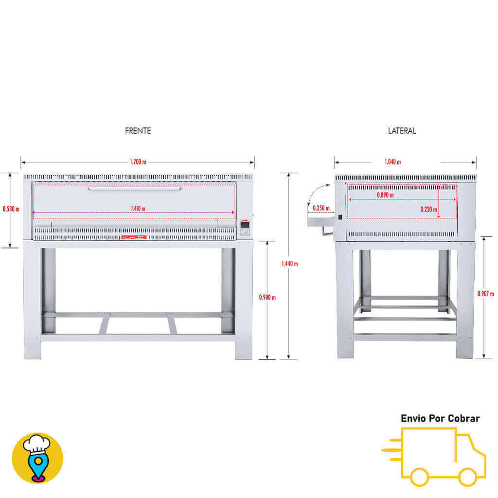Horno Pizzero CORIAT - PIZZA-6 MASTER-Hornos para Pizzas-CORIAT-ElLugarDelChef.com