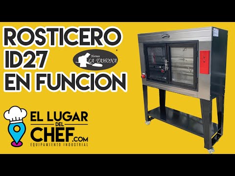 Hoffman Rosticero de Pollos ID27 Base, video de como funciona