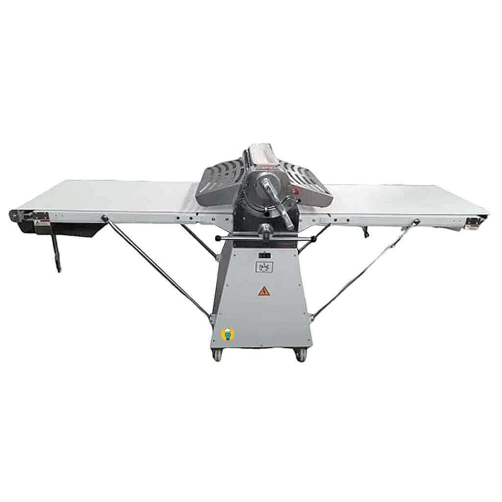 La mejor opción en laminadoras de masa hojaldre en México: Laminadora de Piso con Banda Reversible 3kgs de Masa MIGSA - DQ-380C para panaderías y pastelerías-Laminadoras-MIGSA-ElLugarDelChef.com