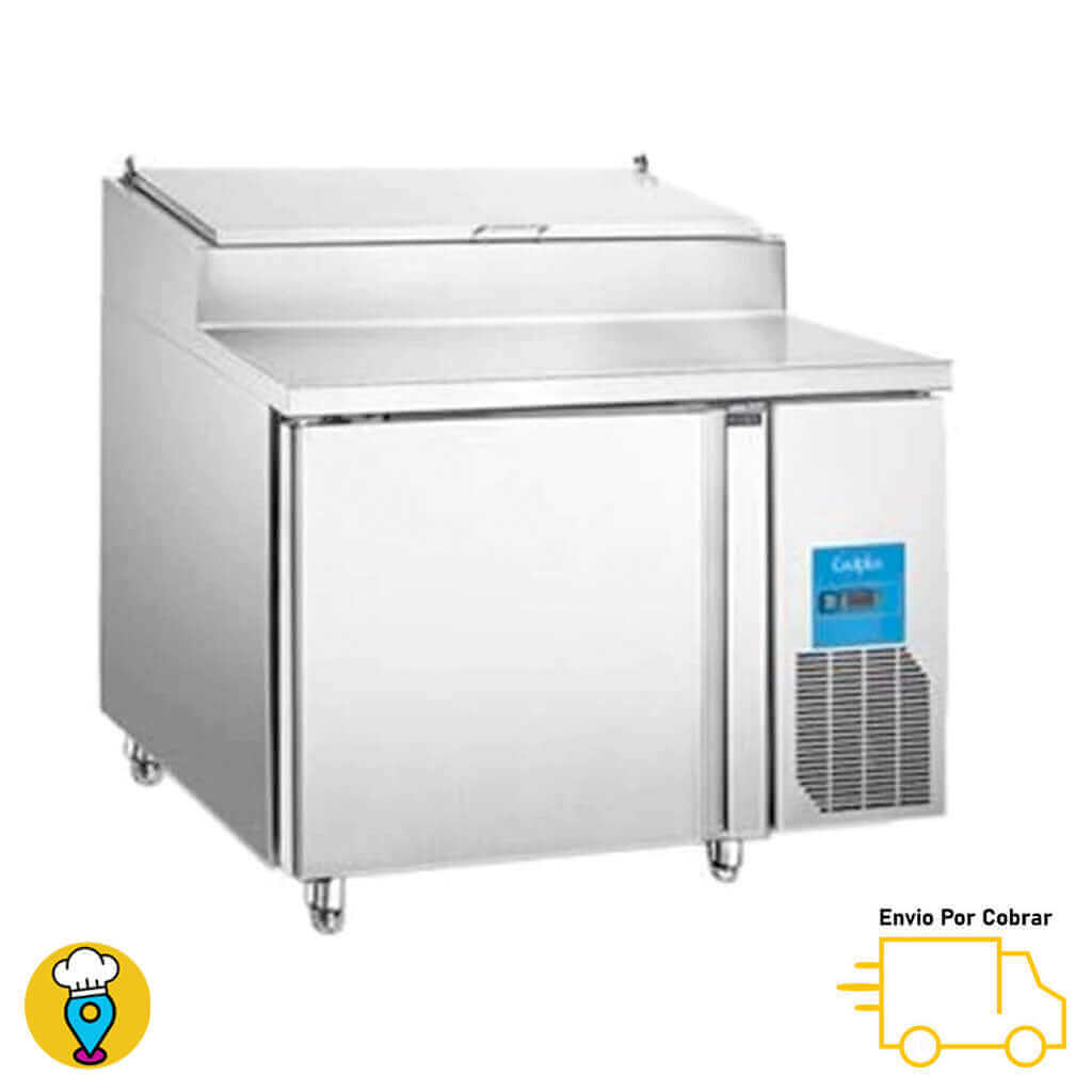 Mesa Refrigerada para Pizzas 1 Puerta MIGSA - PICL-1-Mesas Frías para Pizzas-MIGSA-ElLugarDelChef.com