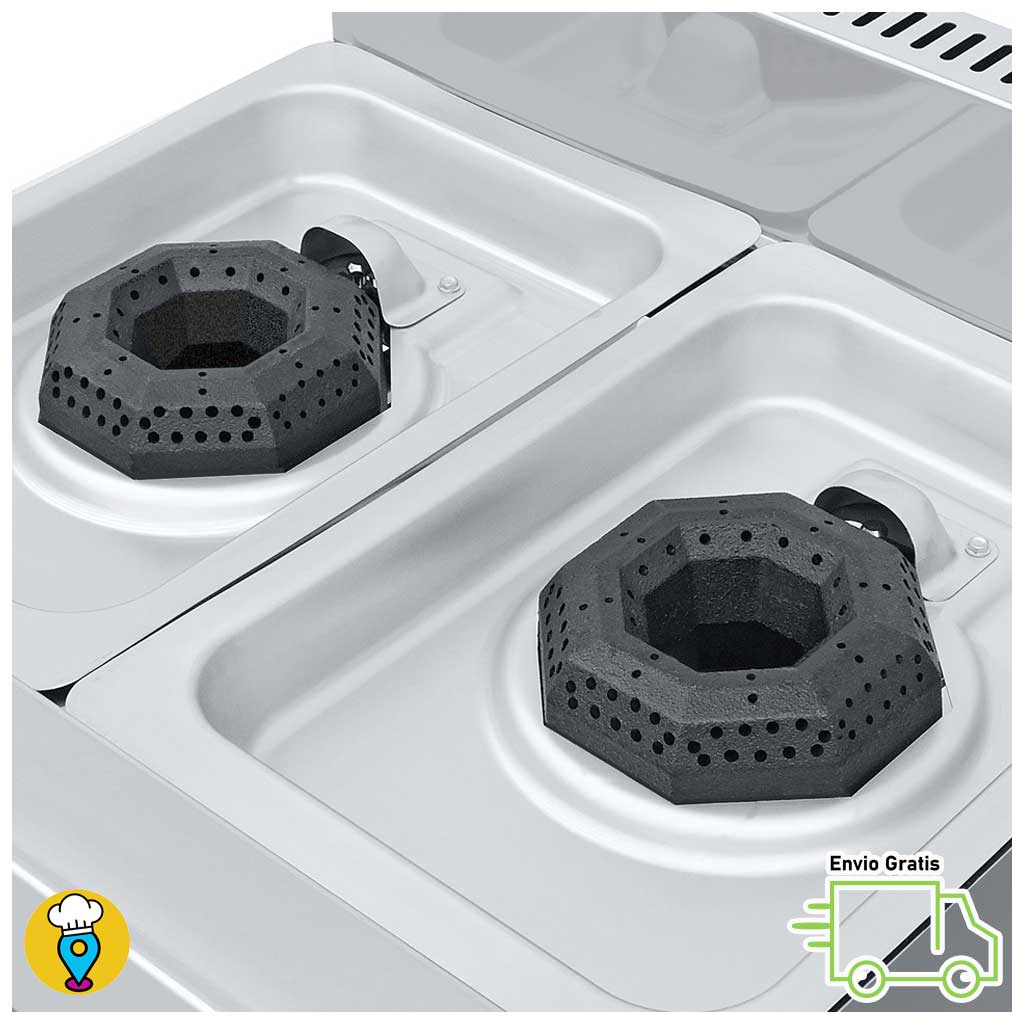 Parrilla 2 Quemadores CORIAT - PCH-2 PETIT-Parrillas a Gas-CORIAT-ElLugarDelChef.com