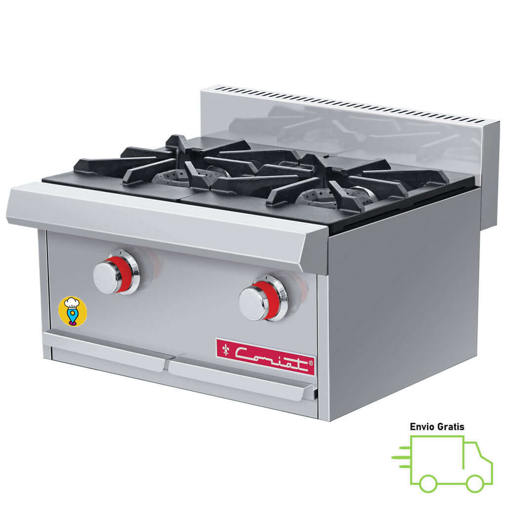Parrilla 2 Quemadores CORIAT - PCH-2 PETIT-Parrillas a Gas-CORIAT-ElLugarDelChef.com