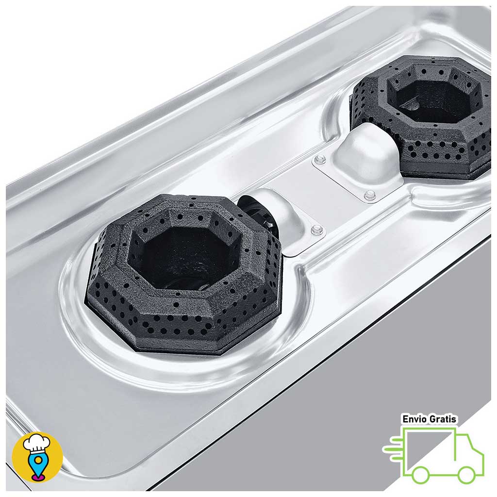 Parrilla 2 Quemadores CORIAT - PCV-2 MASTER-Parrillas a Gas-CORIAT-ElLugarDelChef.com