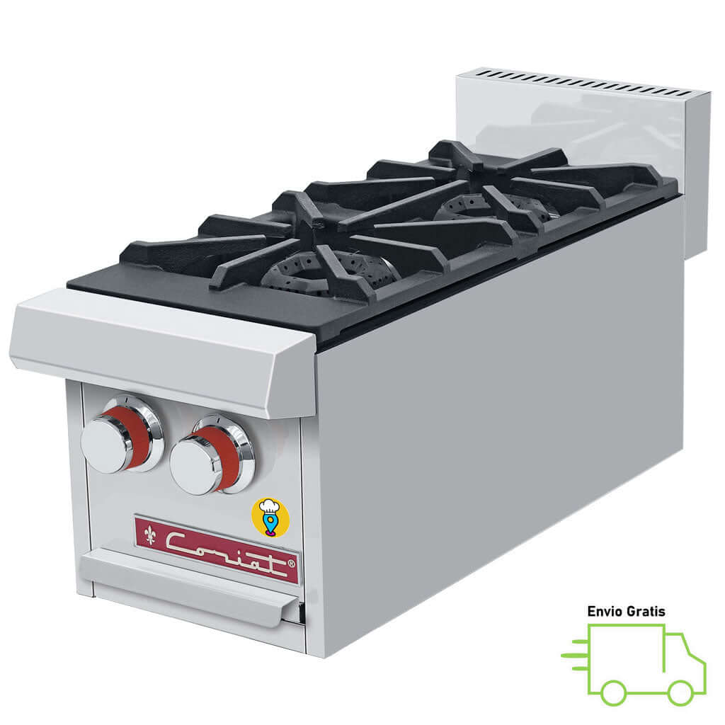 Parrilla 2 Quemadores CORIAT - PCV-2 MASTER-Parrillas a Gas-CORIAT-ElLugarDelChef.com