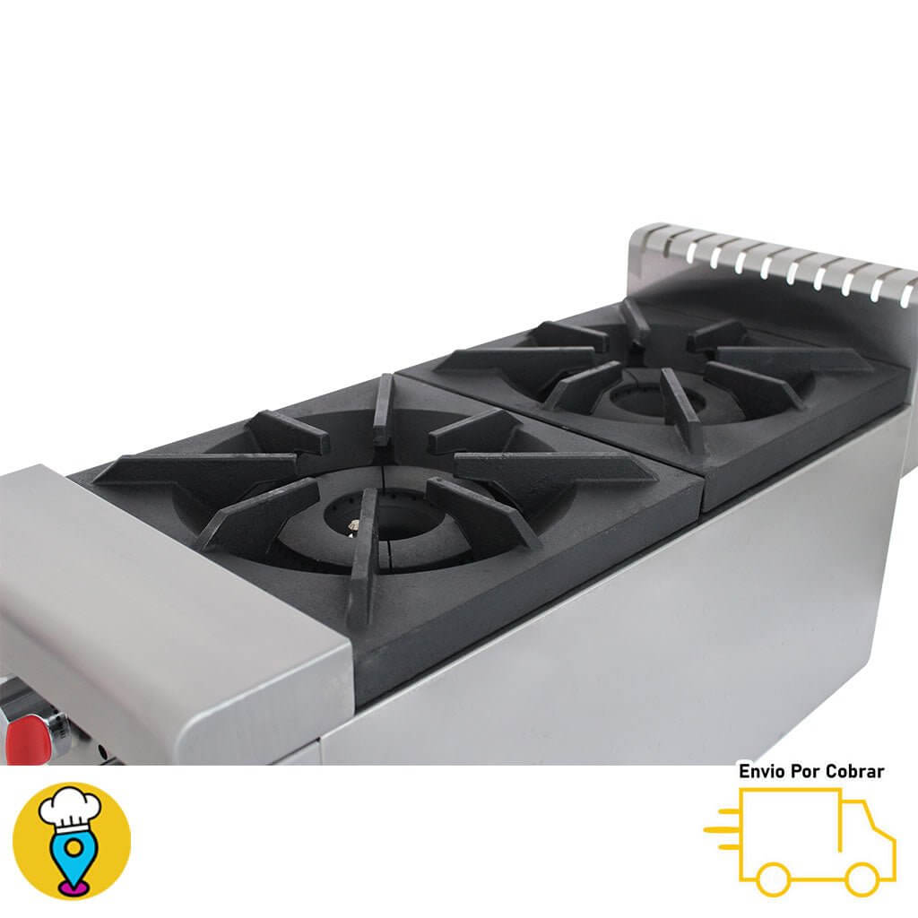 Parrilla 2 Quemadores DRAGO - CG-20-Parrillas a Gas-DRAGO-ElLugarDelChef.com