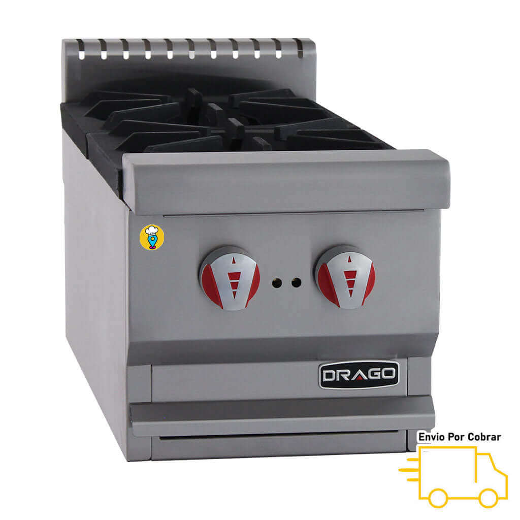 Parrilla 2 Quemadores DRAGO - CG-20-Parrillas a Gas-DRAGO-ElLugarDelChef.com