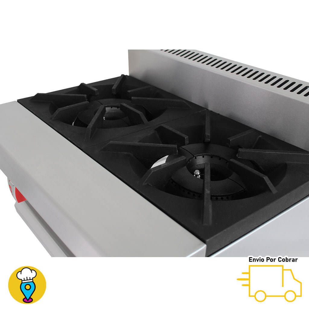 Parrilla 2 Quemadores DRAGO - CG-20 SLIM-Parrillas a Gas-DRAGO-ElLugarDelChef.com