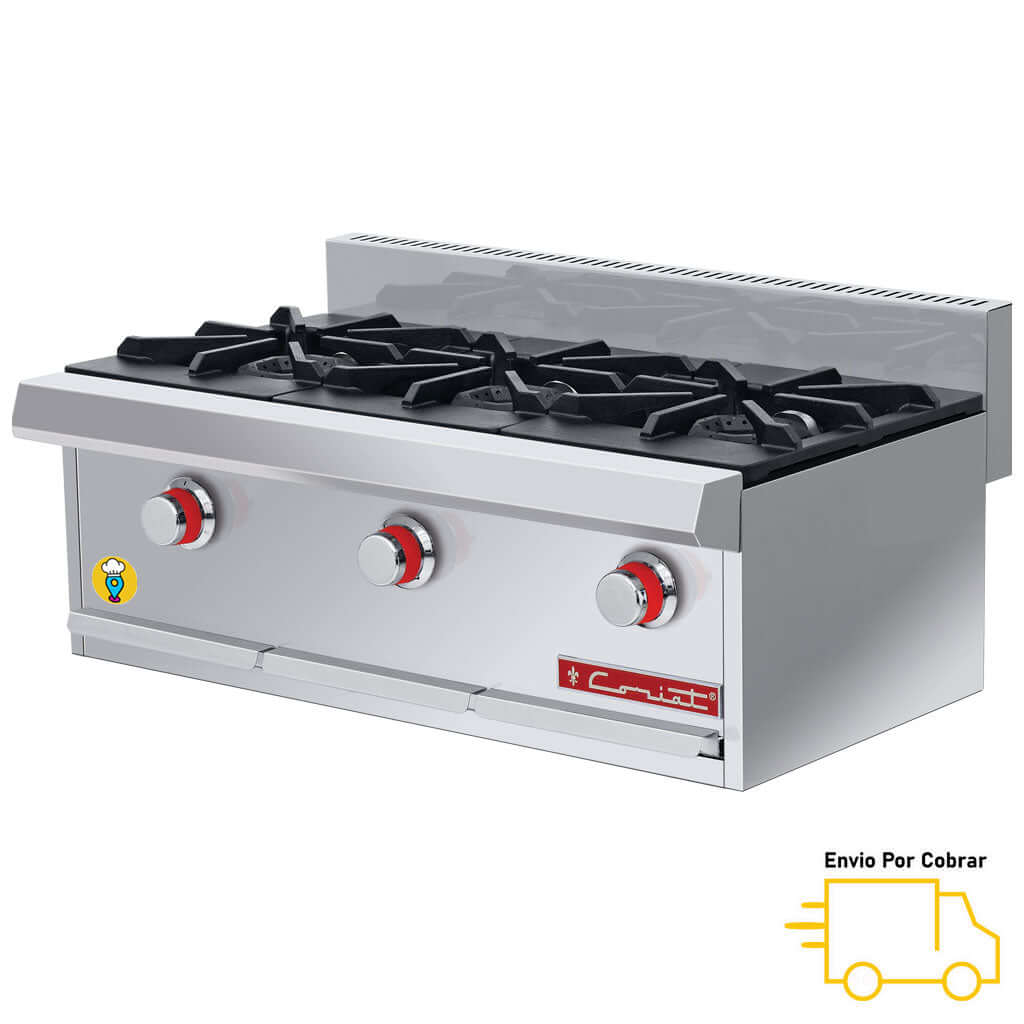 Parrilla 3 Quemadores CORIAT - PCH-3 PETIT-Parrillas a Gas-CORIAT-ElLugarDelChef.com