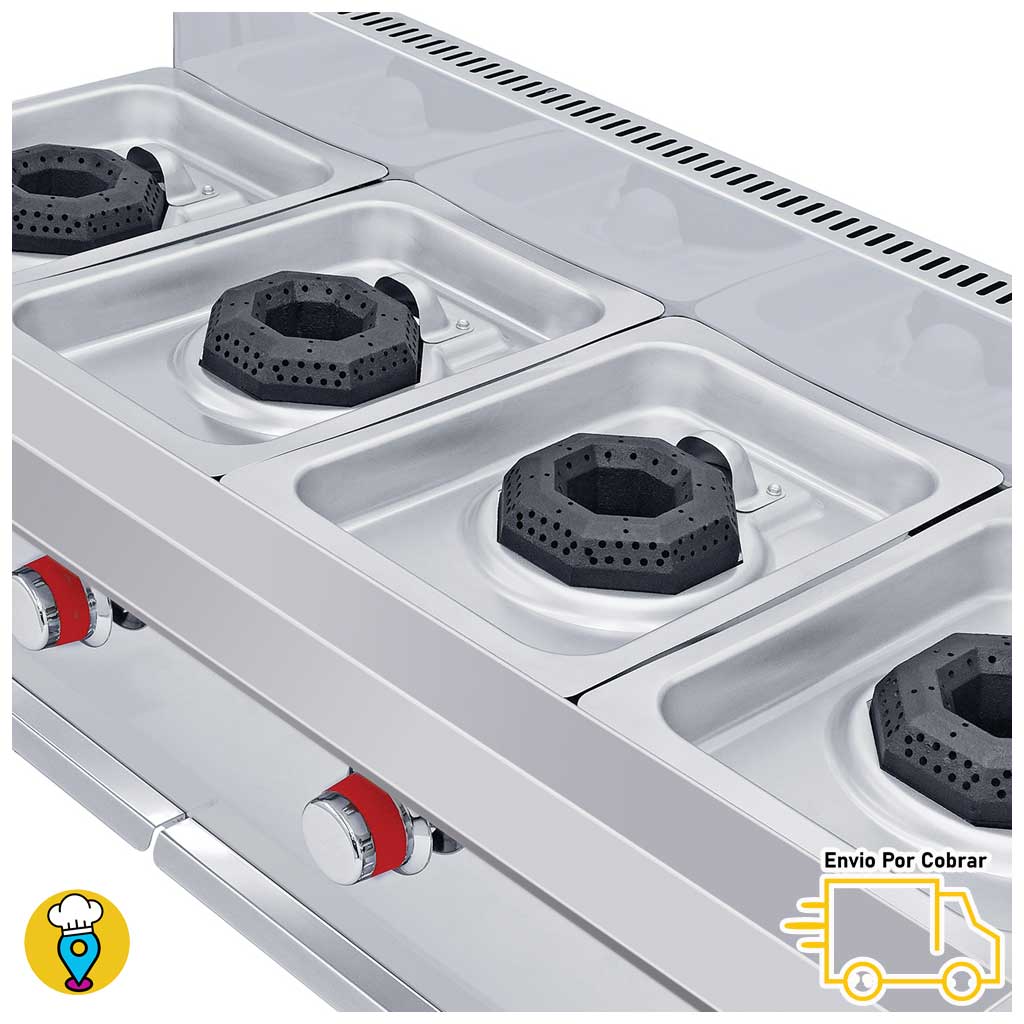 Parrilla 4 Quemadores CORIAT - PCH-4 PETIT-Parrillas a Gas-CORIAT-ElLugarDelChef.com