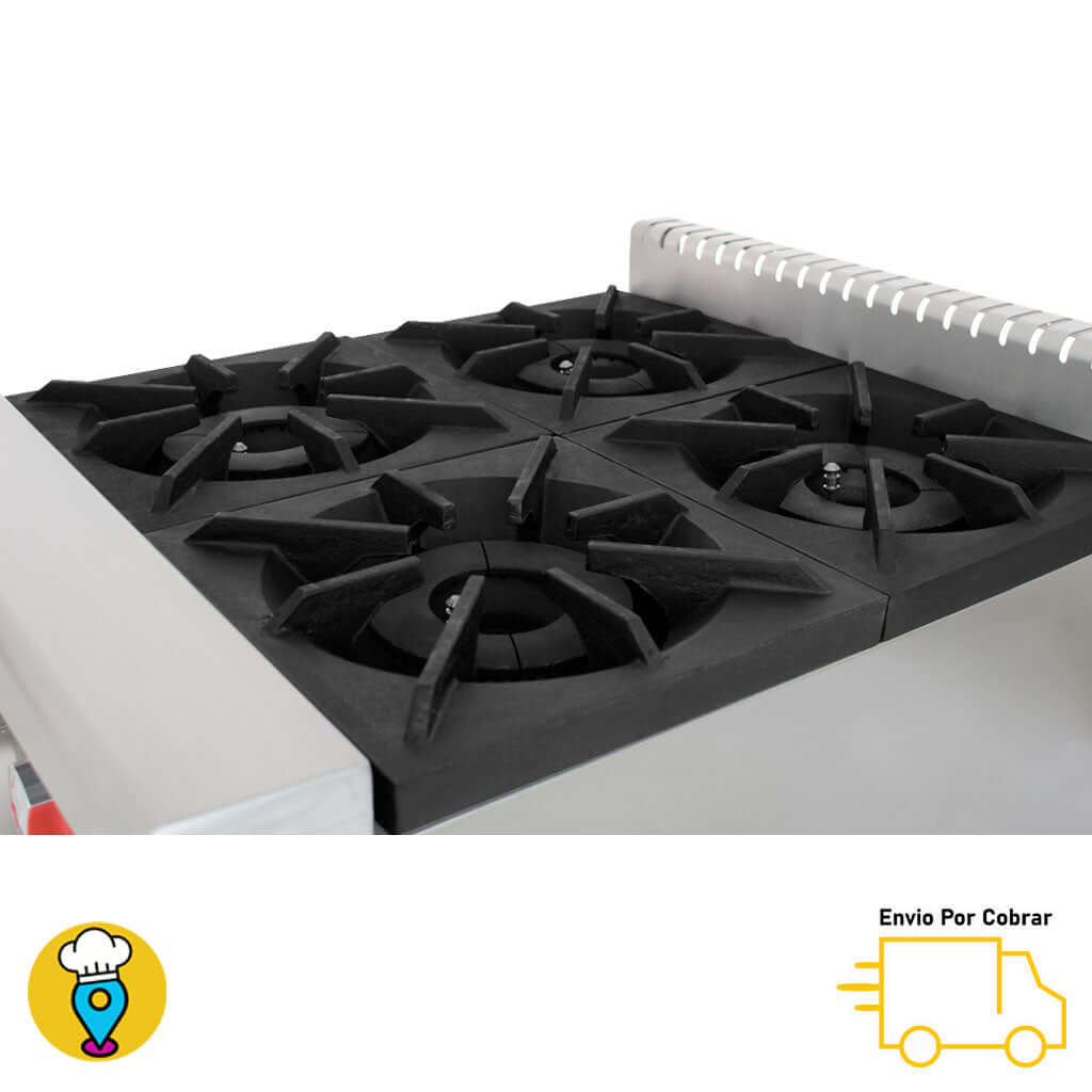Parrilla 4 Quemadores DRAGO - CG-40-Parrillas a Gas-DRAGO-ElLugarDelChef.com