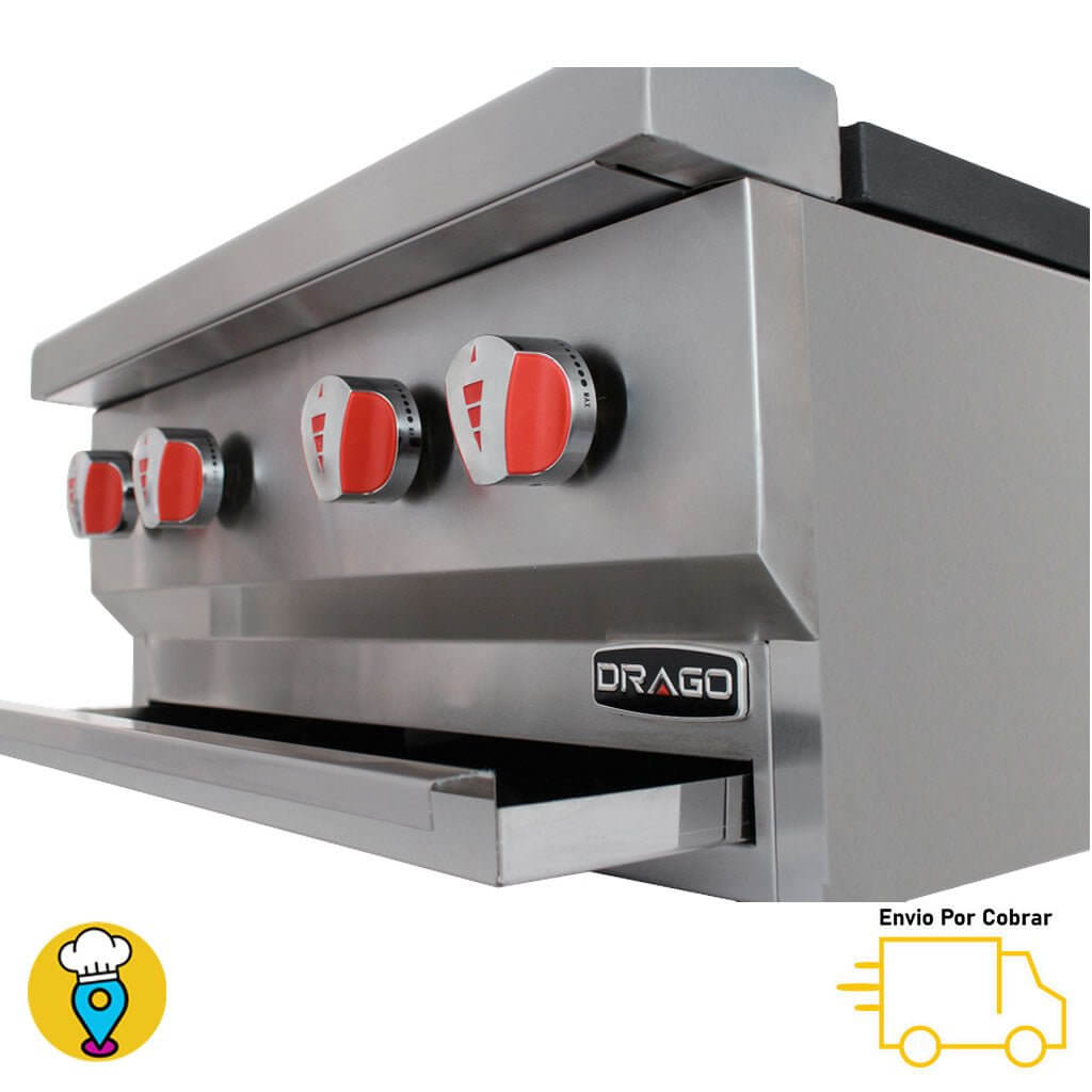Parrilla 4 Quemadores DRAGO - CG-40-Parrillas a Gas-DRAGO-ElLugarDelChef.com