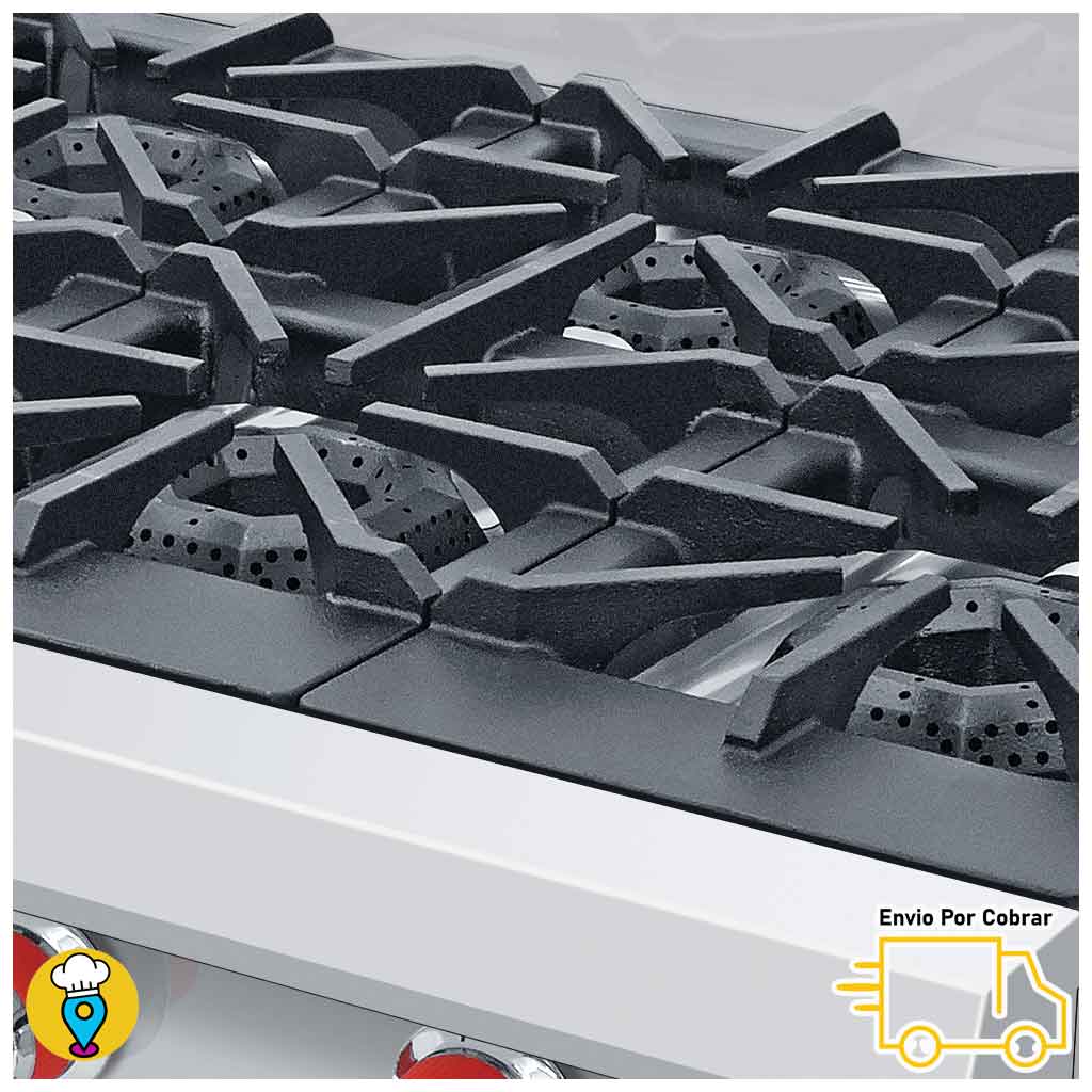 Parrilla 6 Quemadores CORIAT - PCV-6 MASTER-Parrillas a Gas-CORIAT-ElLugarDelChef.com