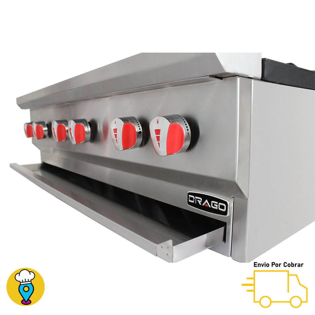 Parrilla 6 Quemadores DRAGO - CG-60-Parrillas a Gas-DRAGO-ElLugarDelChef.com